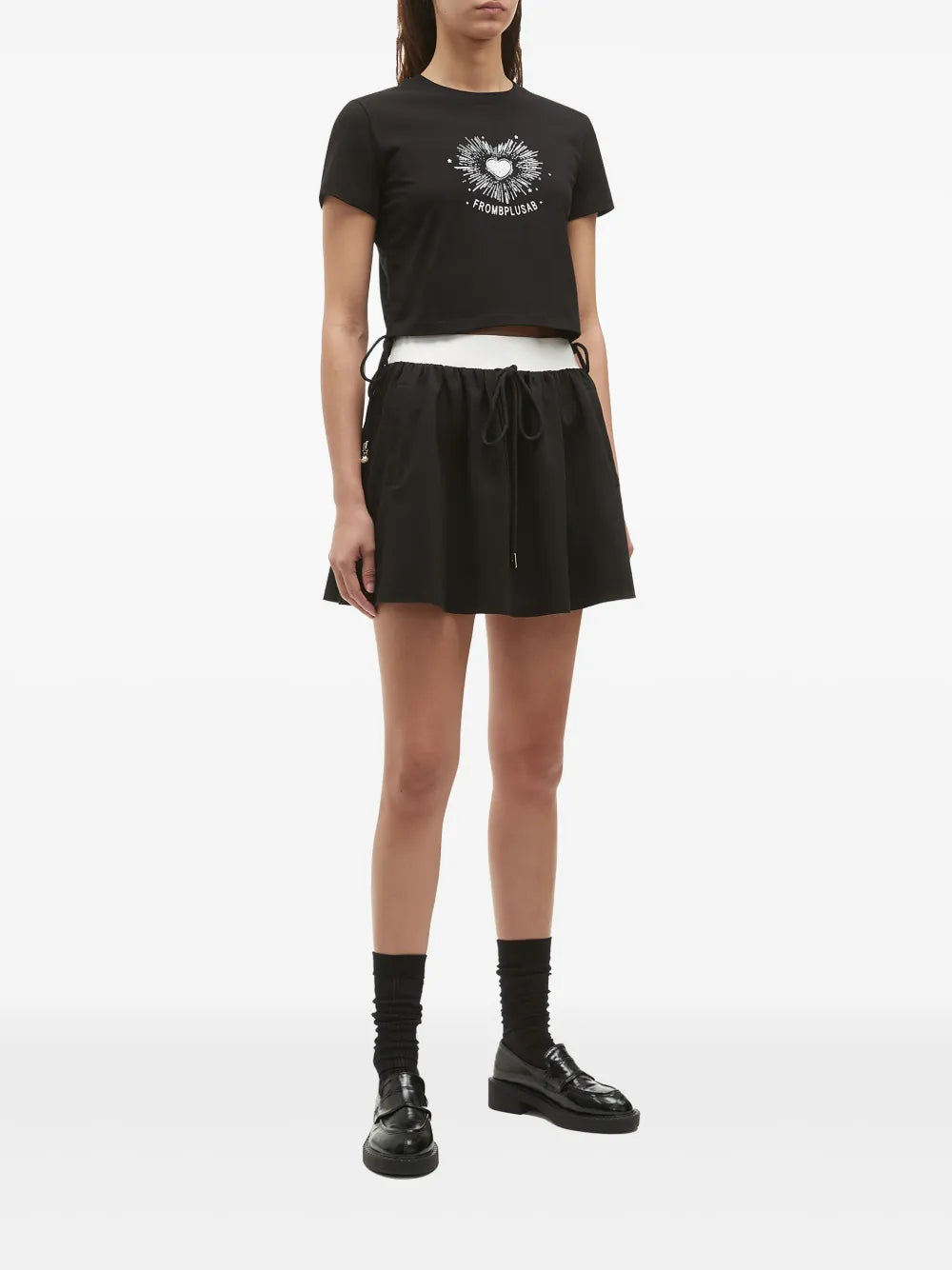Cotton-Blend Skirt