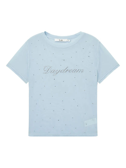 Rhinestone-Embellished T-Shirt