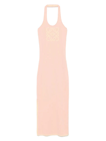Anagram-Motif Maxi Dress