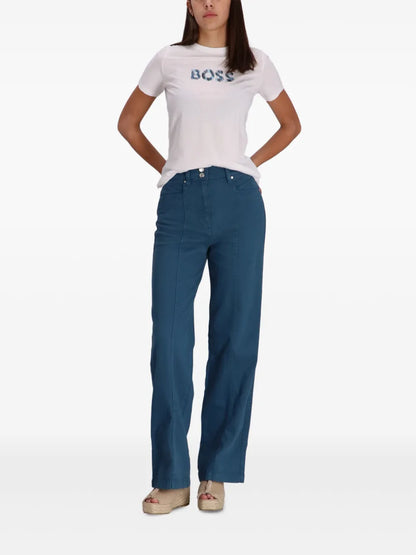 Seam-Detail Trousers