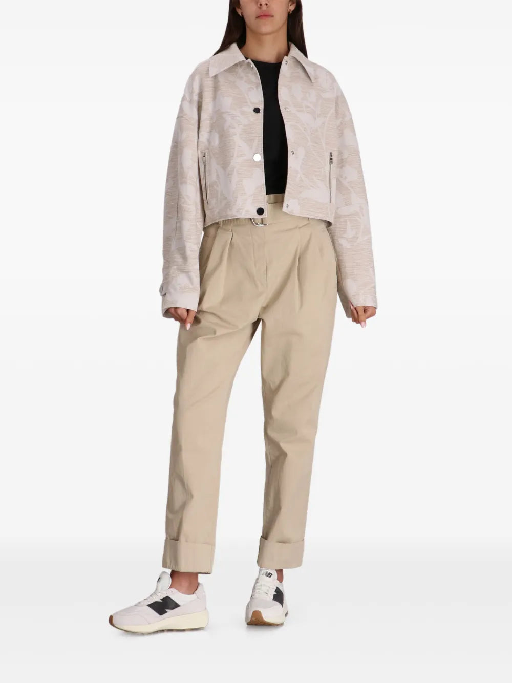 Floral-Print Bomber Jacket