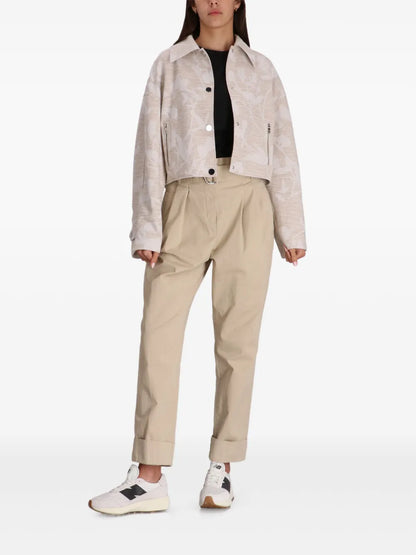 Floral-Print Bomber Jacket