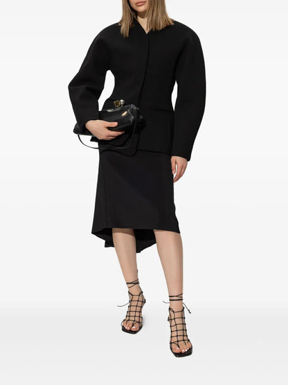 Draped Midi Skirt