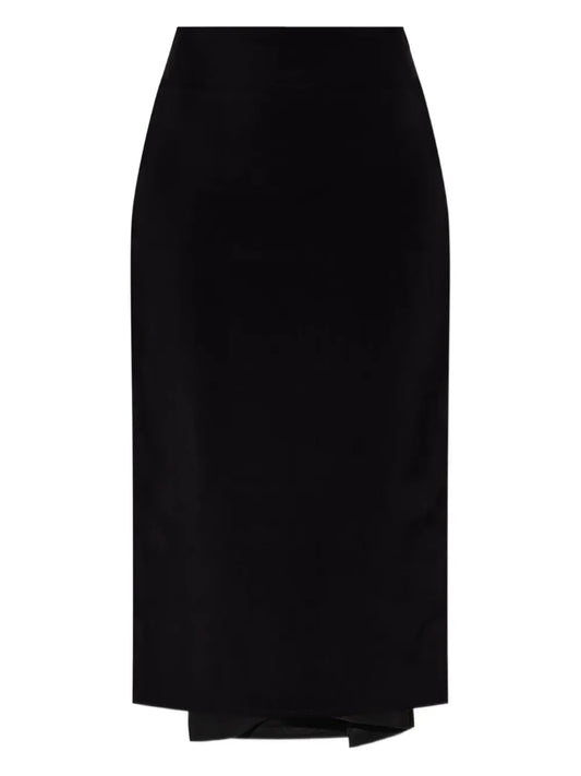 Draped Midi Skirt