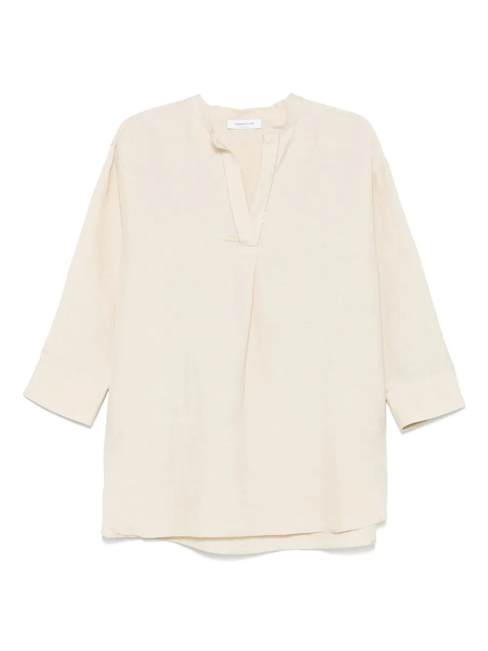 Chain-Link Detail Blouse