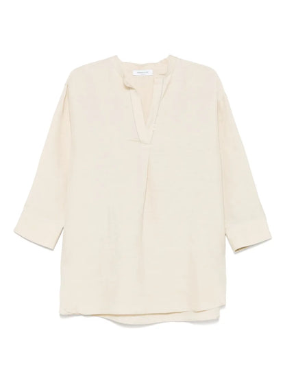 Chain-Link Detail Blouse