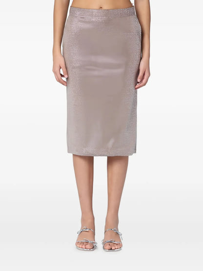 Rhinestone-Embellished Skirt