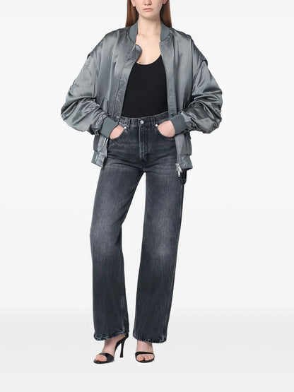 Zip-Up Bomber Jacket