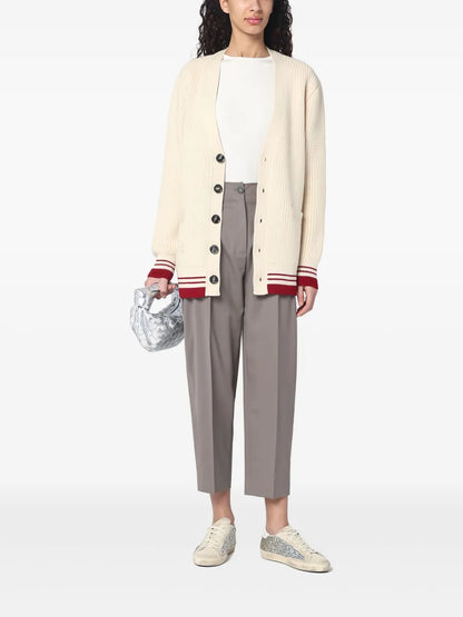 Cropped Tapered Trousers