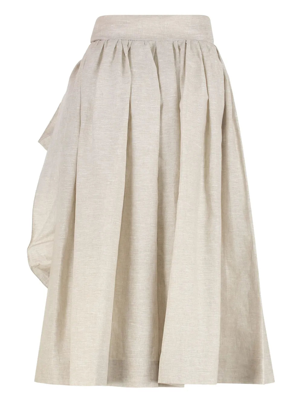 Linen Midi Skirt