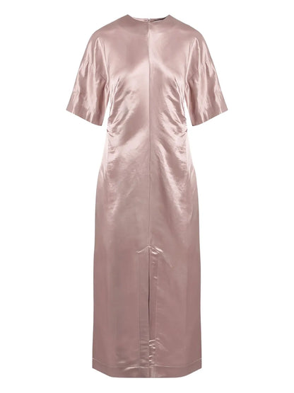 Gathered-Detail Dress