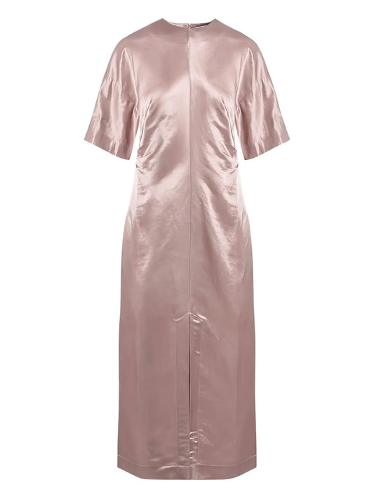 Gathered-Detail Dress
