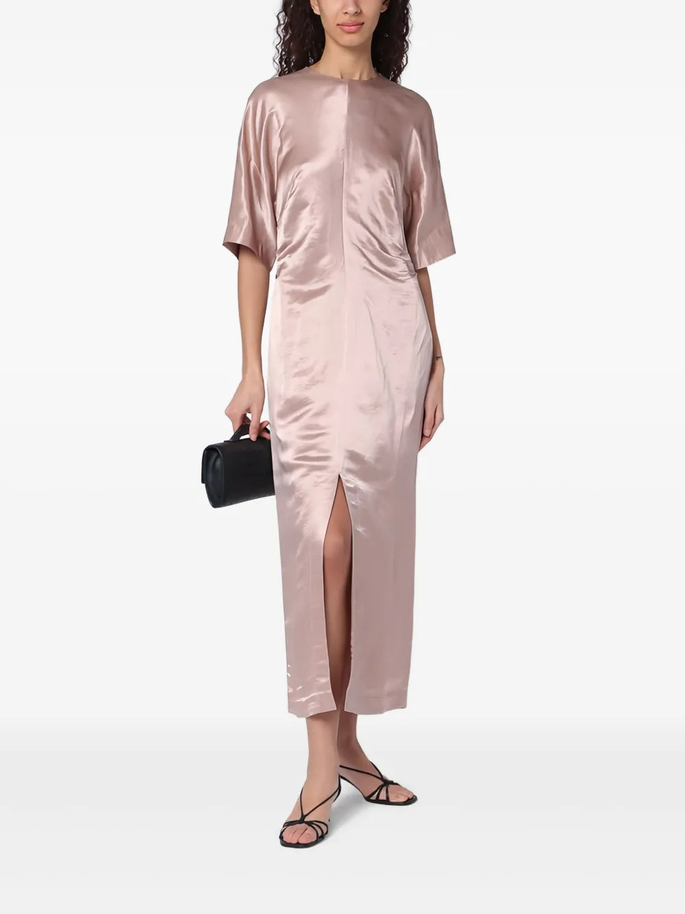 Gathered-Detail Dress