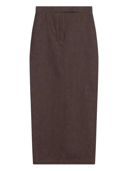 Cotton Straight Skirt