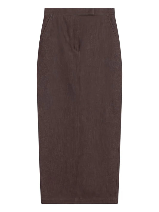 Cotton Straight Skirt