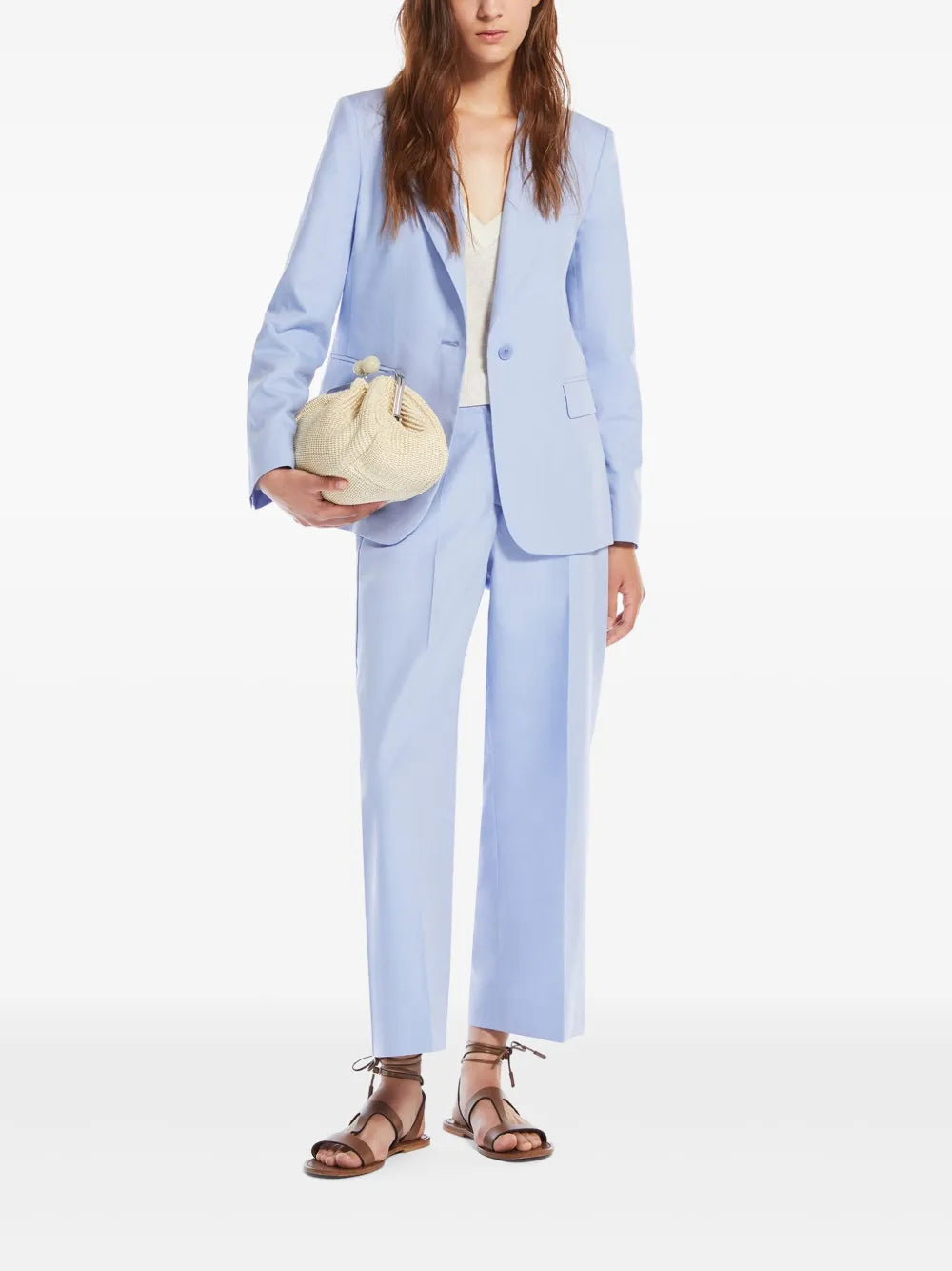 Cropped Tailored Trousers