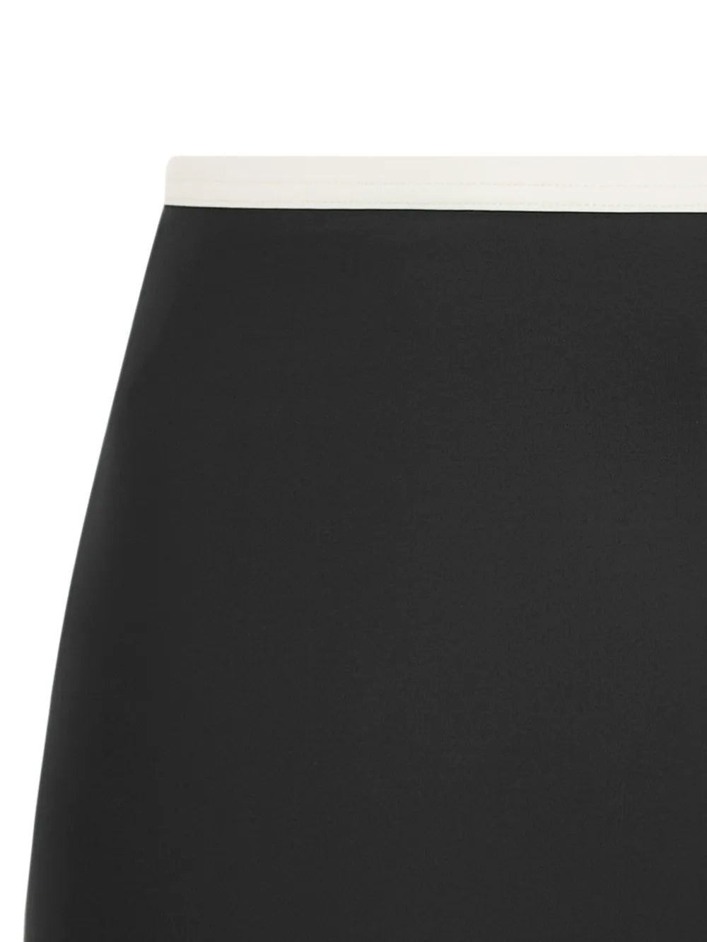 Contrasting-Trim Mini Skirt