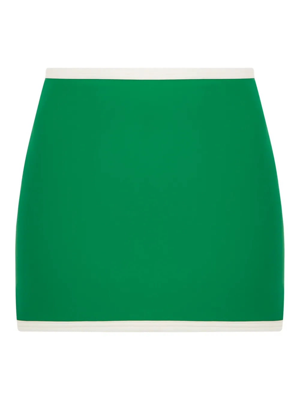 Contrasting-Trim Mini Skirt
