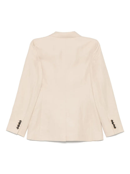 Slub-Texture Blazer