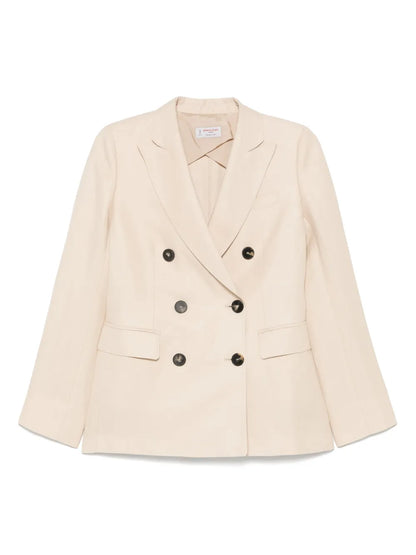 Slub-Texture Blazer
