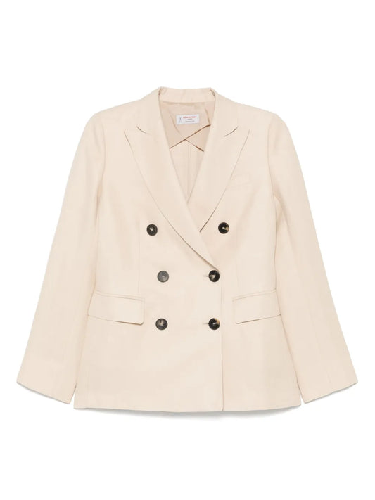 Slub-Texture Blazer