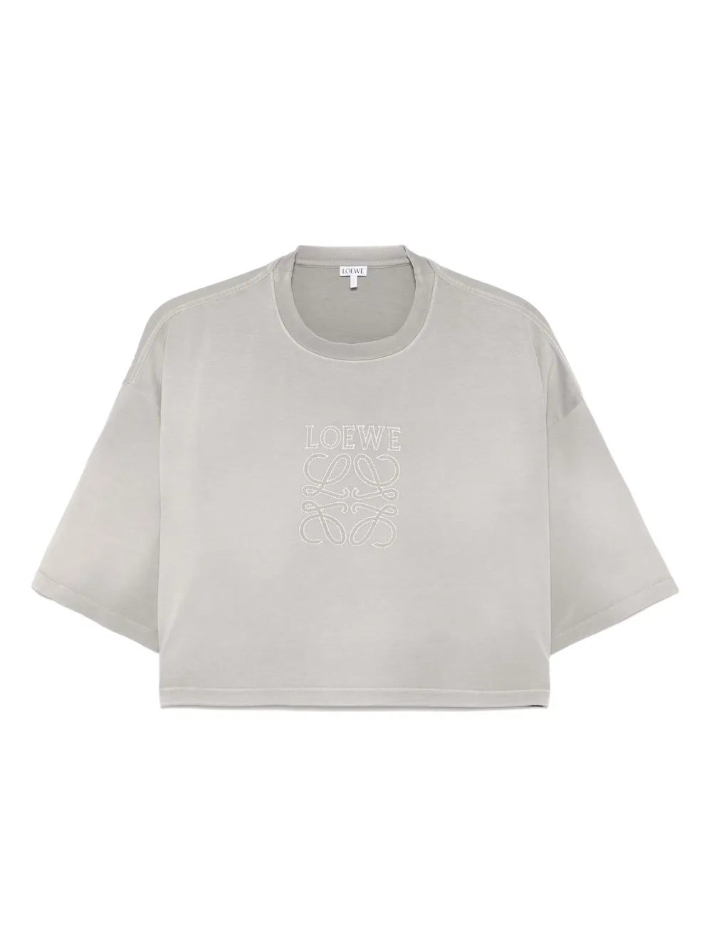 Cropped Cotton T-Shirt