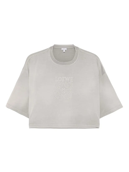 Cropped Cotton T-Shirt