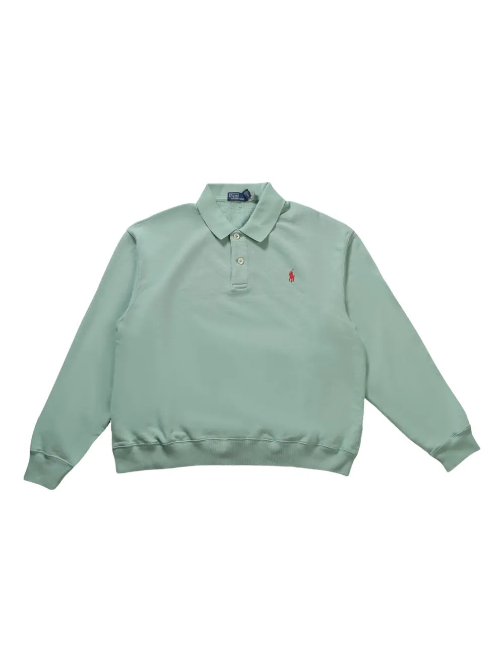 Polo-Collar Sweatshirt