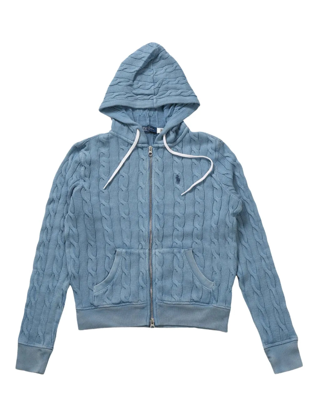 Cable-Knit Hoodie