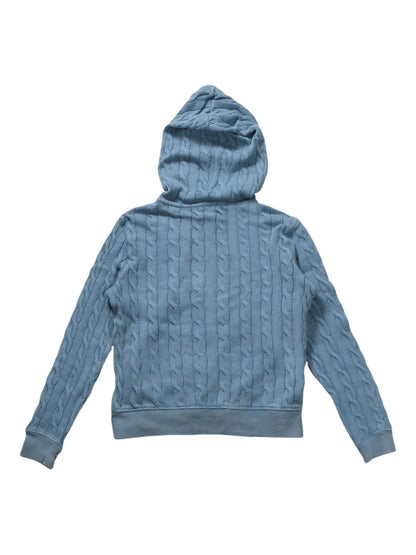 Cable-Knit Hoodie
