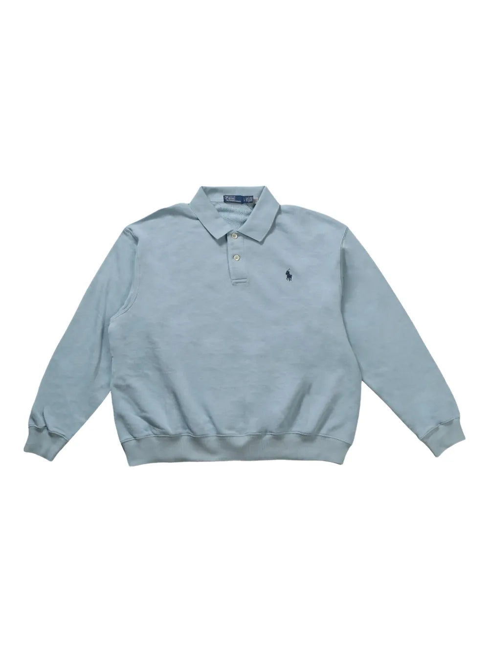 Polo-Collar Sweatshirt