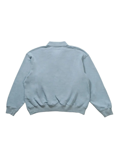 Polo-Collar Sweatshirt
