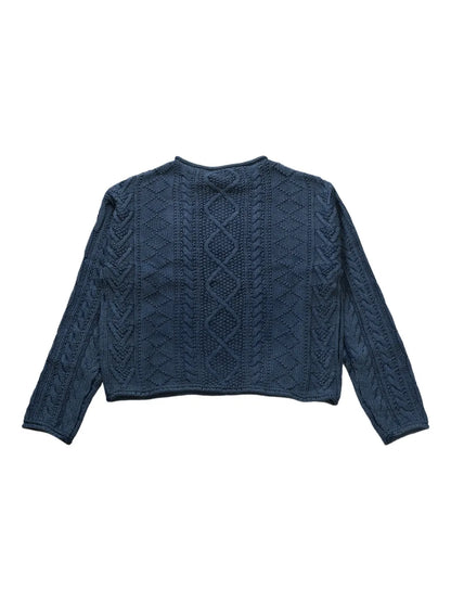 Flag-Detail Knitted Sweater
