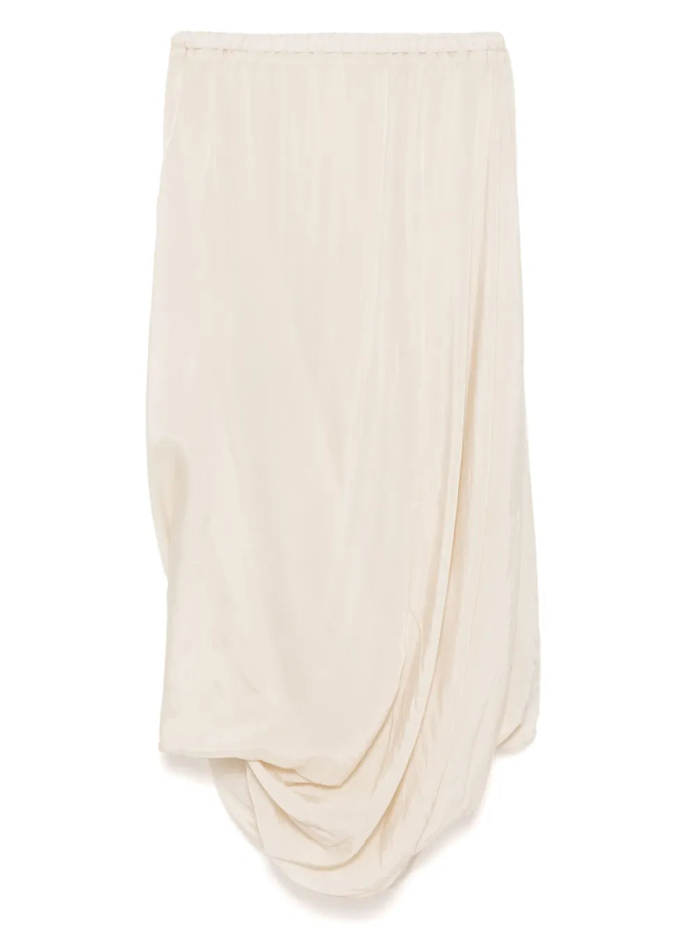 Midi Gathered-Detail Skirt