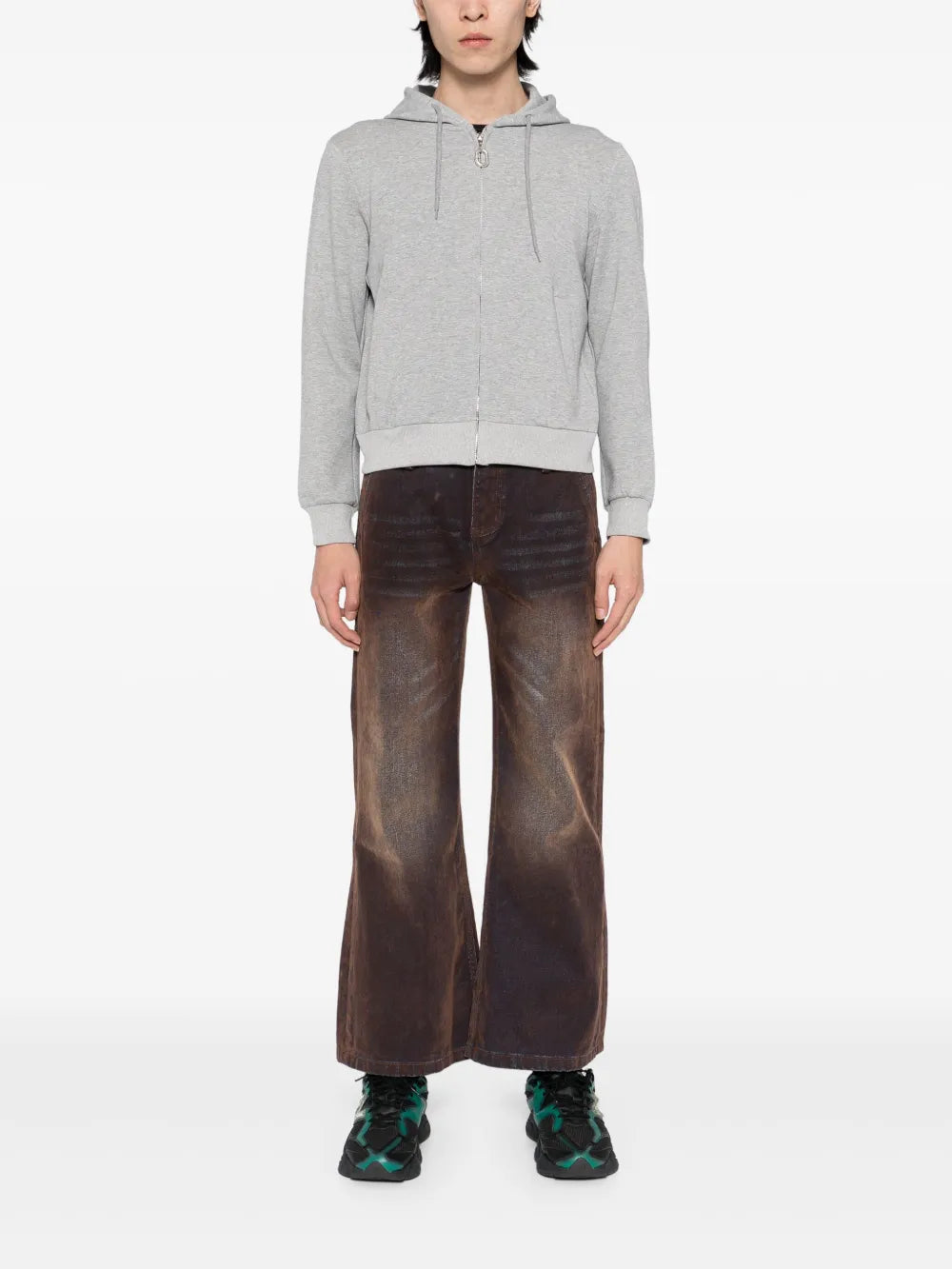 Trompe L'Oeil-Print Hoodie