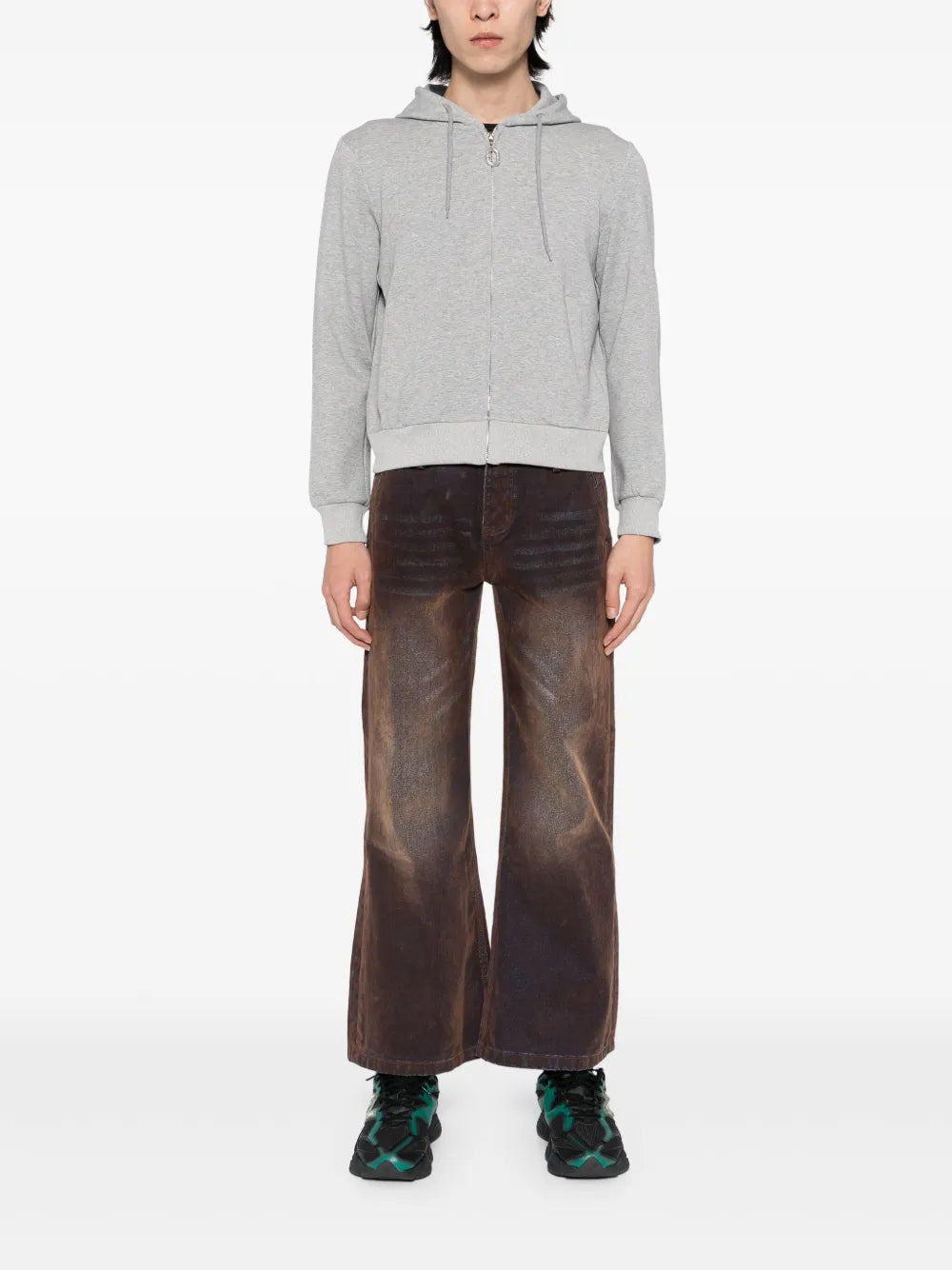 Cotton Flared Trousers
