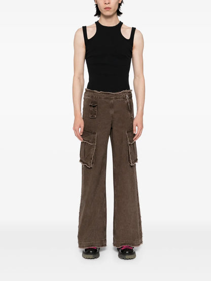 Frayed Cargo Trousers