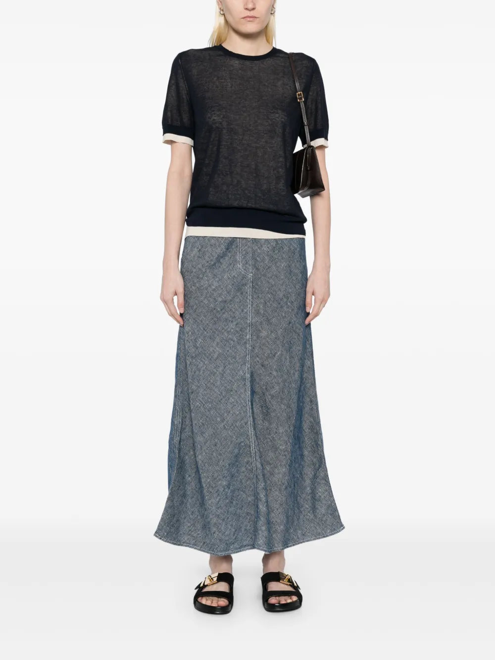 A-Type Linen Skirt