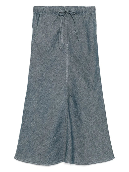 A-Type Linen Skirt