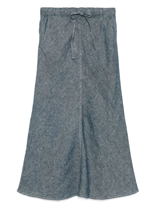 A-Type Linen Skirt
