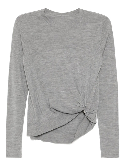 Draped Knitted Top