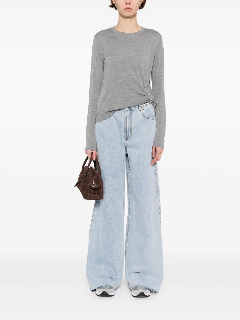 Draped Knitted Top
