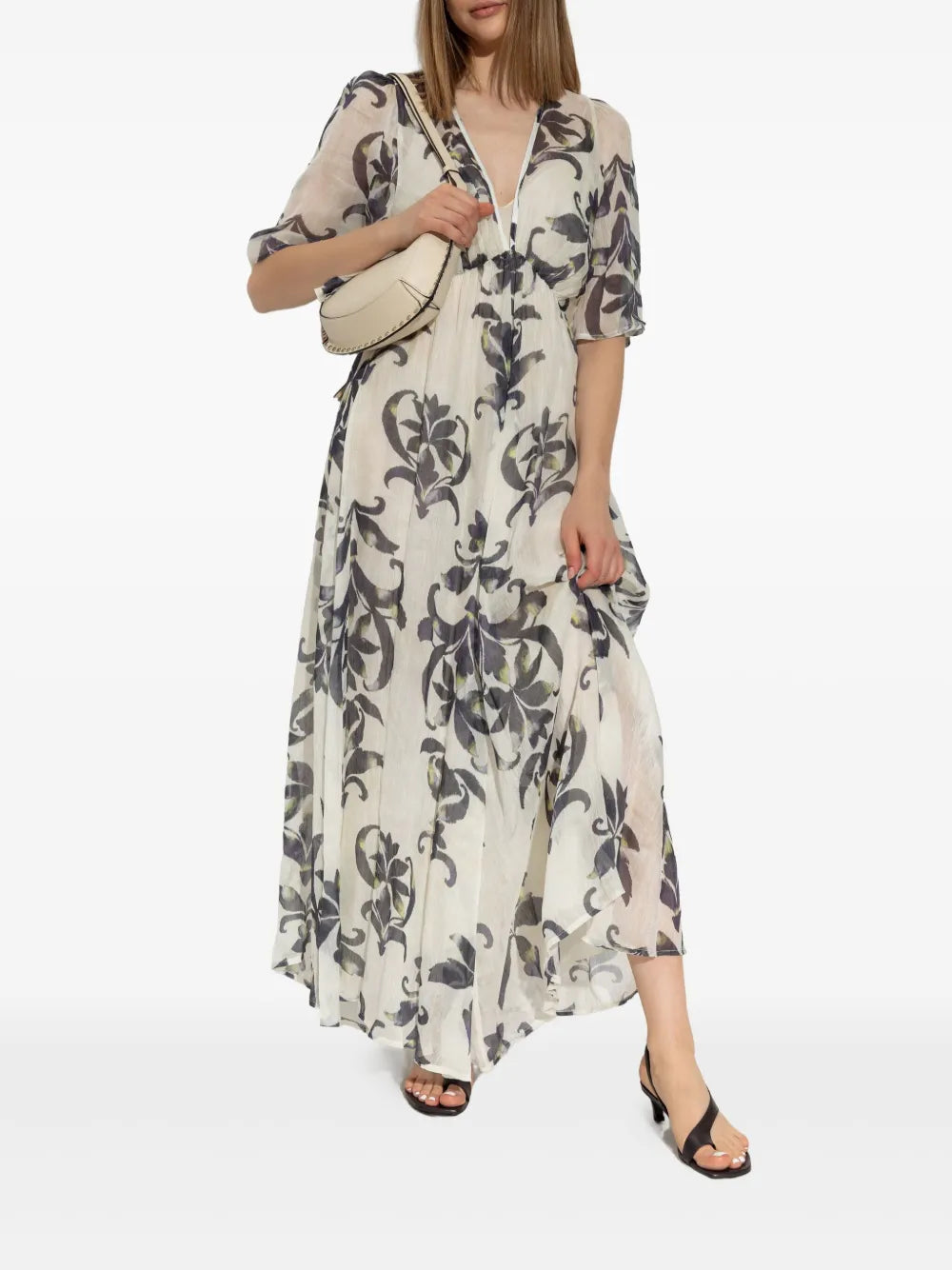 Floral-Print Maxi Dress