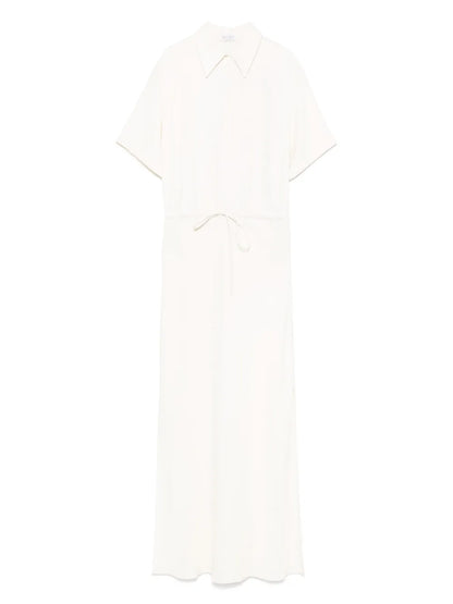 Short-Sleeves Maxi Dress