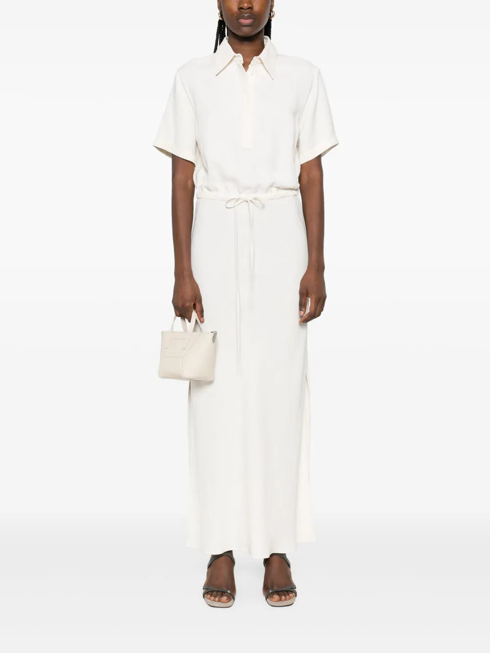Short-Sleeves Maxi Dress