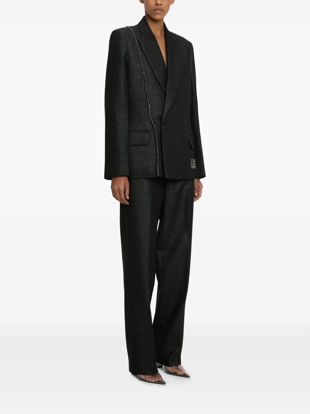 Seam-Embellished Blazer