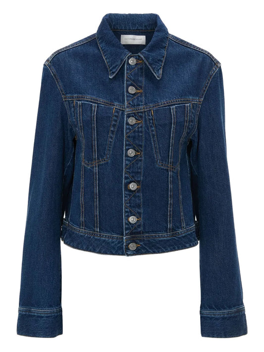 Denim Button-Up Jacket