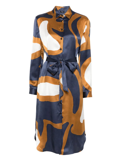 Printed Midi Dress
