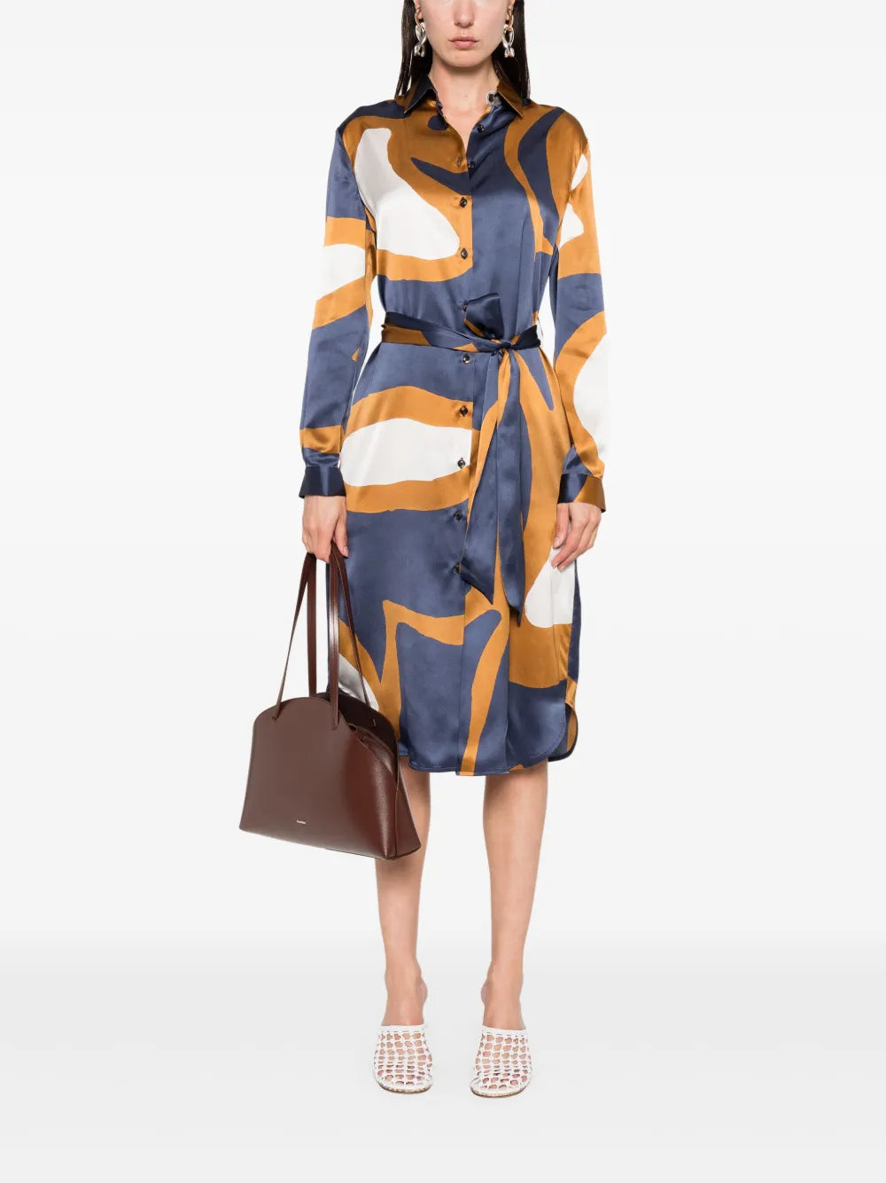 Printed Midi Dress