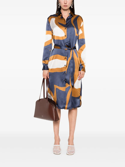 Printed Midi Dress